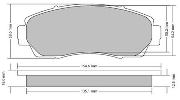 Bremsbelagsatz, Scheibenbremse METZGER 1170482 f&uuml;r HONDA, Vorderachse