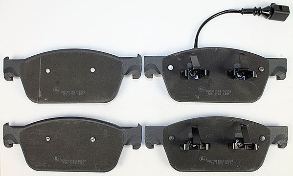 Bremsbelagsatz, Scheibenbremse METZGER 1170484 f&uuml;r VAG, Vorderachse