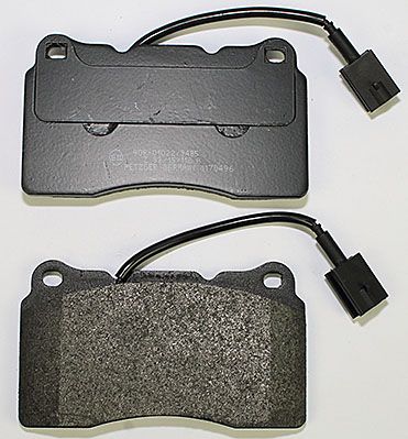 Bremsbelagsatz, Scheibenbremse METZGER 1170496 f&uuml;r ALFA ROMEO FIAT, Vorderachse