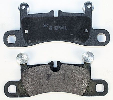 Bremsbelagsatz, Scheibenbremse METZGER 1170523 GREENPARTS f&uuml;r PORSCHE VW