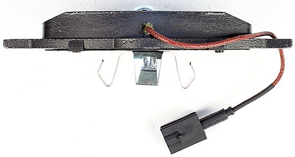 Bremsbelagsatz, Scheibenbremse METZGER 1170542 f&uuml;r FIAT LANCIA OPEL, Vorderachse