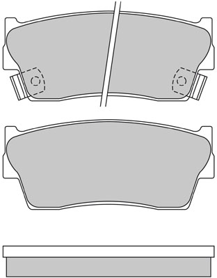 Bremsbelagsatz, Scheibenbremse METZGER 1170601 f&uuml;r SUZUKI, Vorderachse