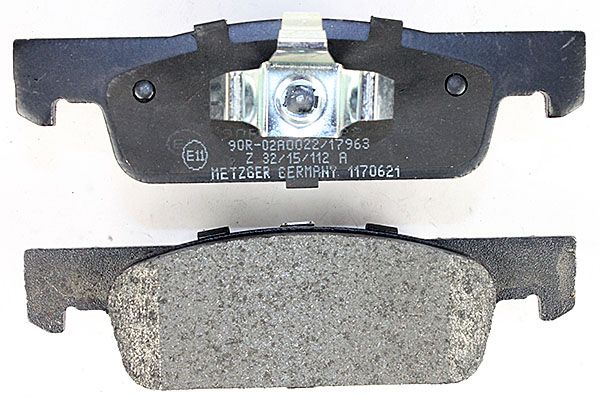 Bremsbelagsatz, Scheibenbremse METZGER 1170621 f&uuml;r RENAULT DACIA SMART