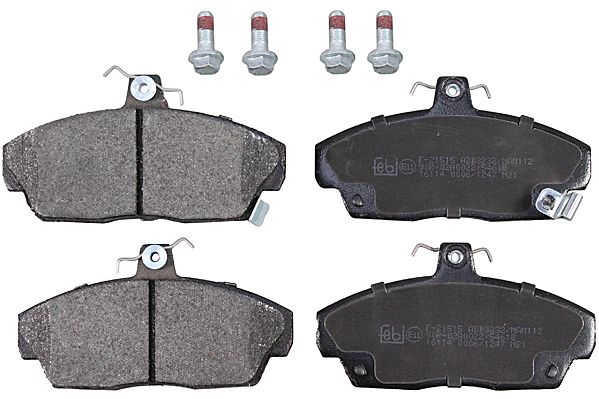 Bremsbelagsatz, Scheibenbremse METZGER 1170646 f&uuml;r LAND ROVER, Vorderachse