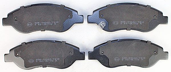 Bremsbelagsatz, Scheibenbremse METZGER 1170655 f&uuml;r OPEL, Vorderachse