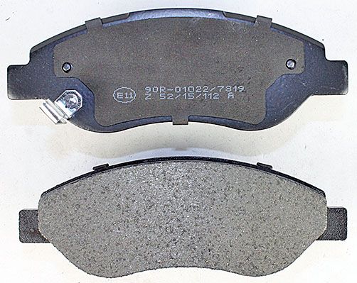 Bremsbelagsatz, Scheibenbremse METZGER 1170655 f&uuml;r OPEL, Vorderachse