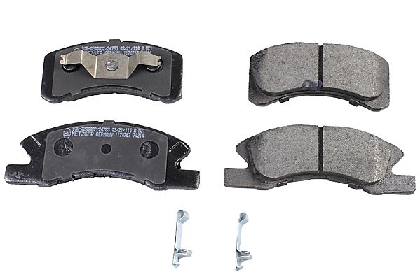 Bremsbelagsatz, Scheibenbremse METZGER 1170767 f&uuml;r DAIHATSU, Vorderachse