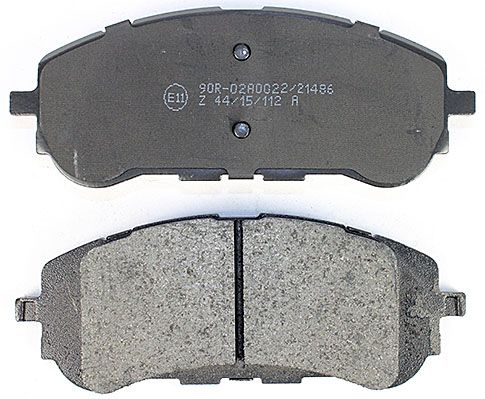 Bremsbelagsatz, Scheibenbremse METZGER 1170795 f&uuml;r PEUGEOT, Vorderachse