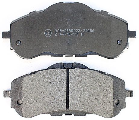 Bremsbelagsatz, Scheibenbremse METZGER 1170795 f&uuml;r PEUGEOT, Vorderachse