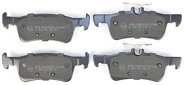 Bremsbelagsatz, Scheibenbremse METZGER 1170810 f&uuml;r PEUGEOT, Hinterachse