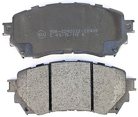 Bremsbelagsatz, Scheibenbremse METZGER 1170811 f&uuml;r MAZDA, Vorderachse