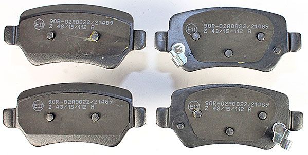 Bremsbelagsatz, Scheibenbremse METZGER 1170812 f&uuml;r KIA, Hinterachse
