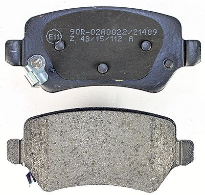 Bremsbelagsatz, Scheibenbremse METZGER 1170812 f&uuml;r KIA, Hinterachse