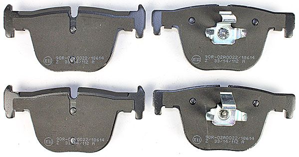 Bremsbelagsatz, Scheibenbremse METZGER 1170816 GREENPARTS f&uuml;r BMW, Hinterachse