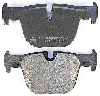 Bremsbelagsatz, Scheibenbremse METZGER 1170816 GREENPARTS f&uuml;r BMW, Hinterachse
