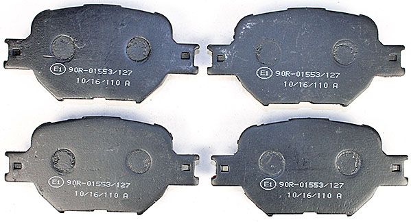 Bremsbelagsatz, Scheibenbremse METZGER 1170823 f&uuml;r TOYOTA, Vorderachse