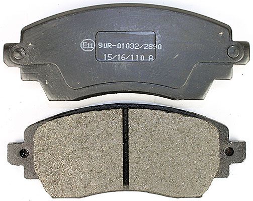 Bremsbelagsatz, Scheibenbremse METZGER 1170824 f&uuml;r TOYOTA, Vorderachse