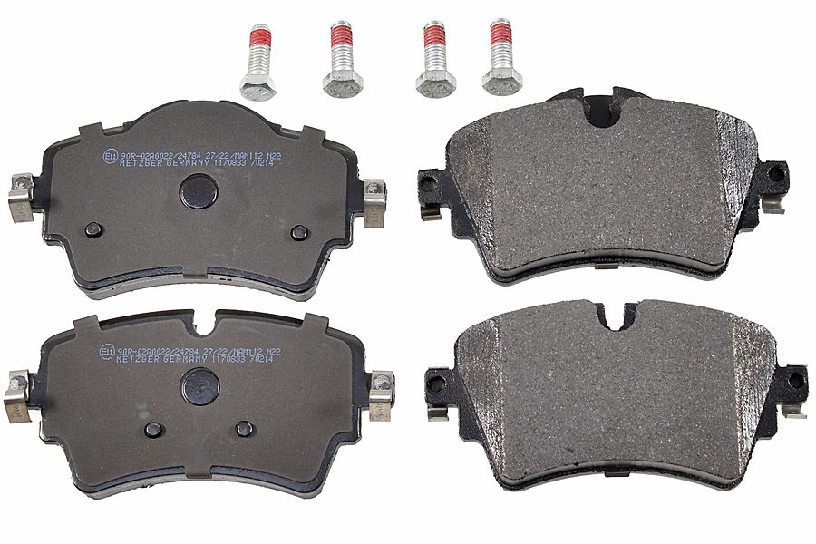 Bremsbelagsatz, Scheibenbremse METZGER 1170833 f&uuml;r BMW MINI, Vorderachse