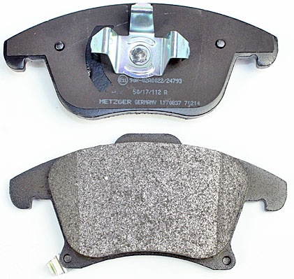 Bremsbelagsatz, Scheibenbremse METZGER 1170837 GREENPARTS f&uuml;r FORD, Vorderachse