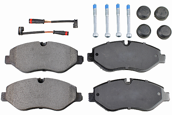 Bremsbelagsatz, Scheibenbremse METZGER 1170844 GREENPARTS f&uuml;r MERCEDES-BENZ VAG