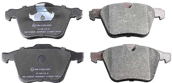 Bremsbelagsatz, Scheibenbremse METZGER 1170864 GREENPARTS f&uuml;r FORD VOLVO