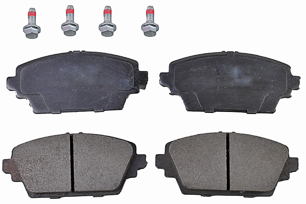 Bremsbelagsatz, Scheibenbremse METZGER 1170870 f&uuml;r NISSAN, Vorderachse