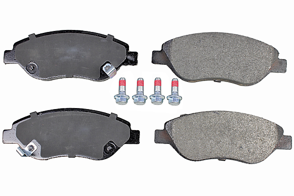 Bremsbelagsatz, Scheibenbremse METZGER 1170897 f&uuml;r FIAT, Vorderachse