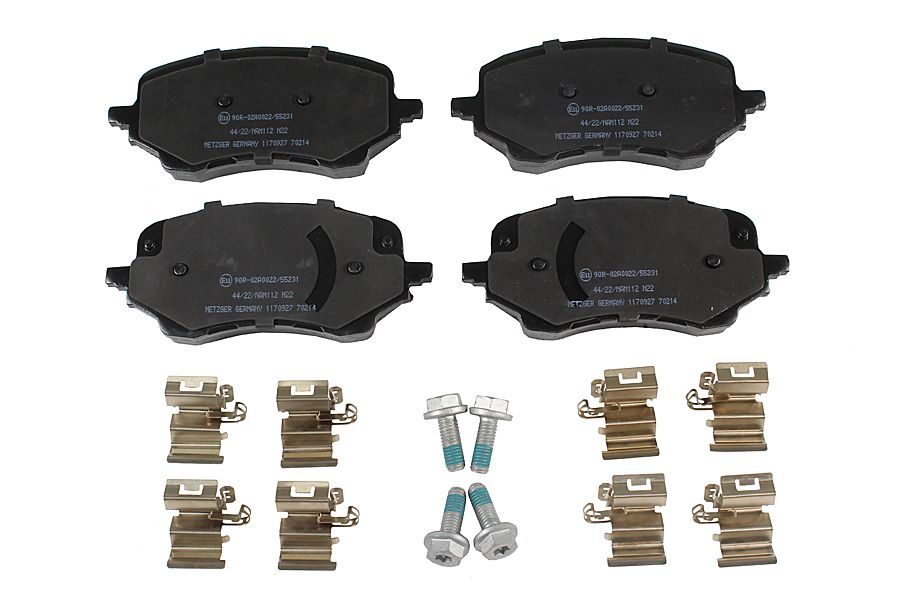 Bremsbelagsatz, Scheibenbremse METZGER 1170927 GREENPARTS f&uuml;r FORD, Vorderachse