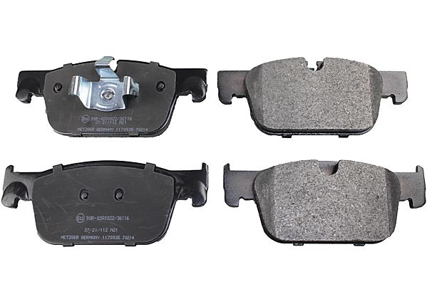 Bremsbelagsatz, Scheibenbremse METZGER 1170935 GREENPARTS f&uuml;r VOLVO, Vorderachse
