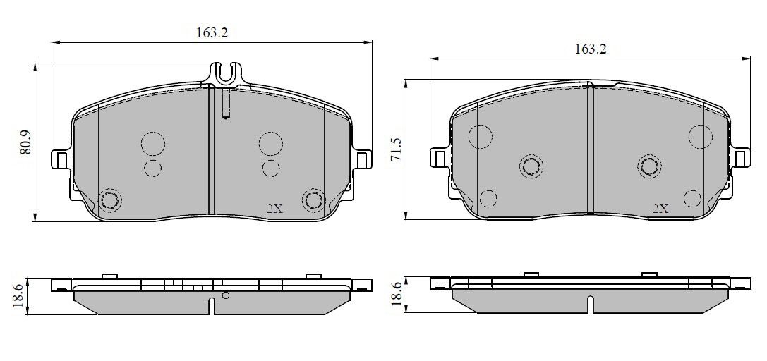 Bremsbelagsatz, Scheibenbremse METZGER 1170956 GREENPARTS f&uuml;r MERCEDES-BENZ