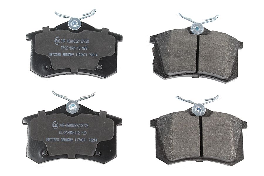 Bremsbelagsatz, Scheibenbremse METZGER 1170971 f&uuml;r OPEL VAUXHALL GENERAL MOTORS