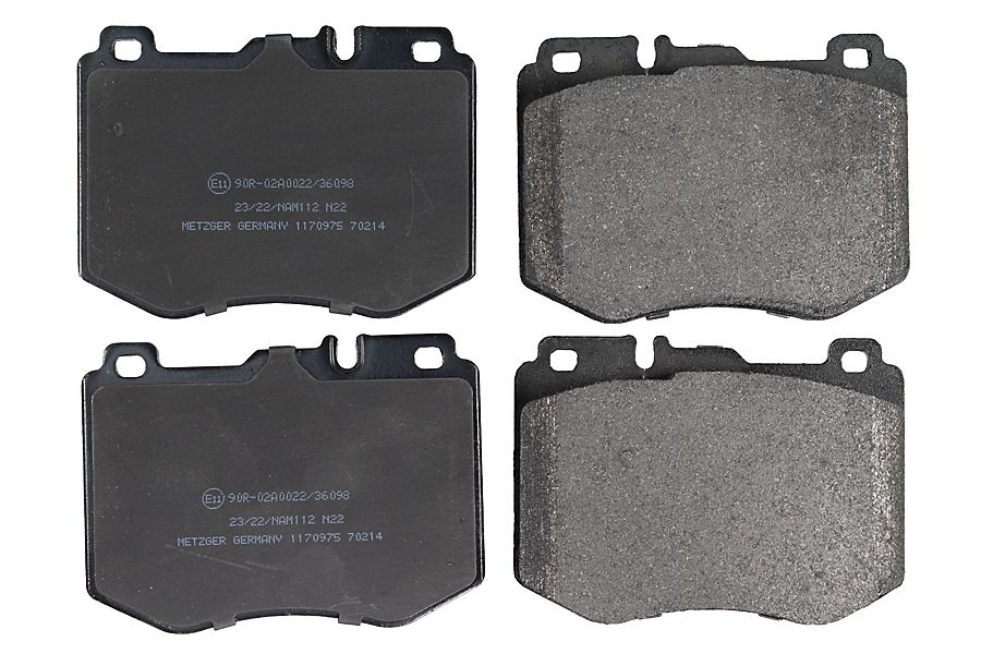 Bremsbelagsatz, Scheibenbremse METZGER 1170975 GREENPARTS f&uuml;r MERCEDES-BENZ