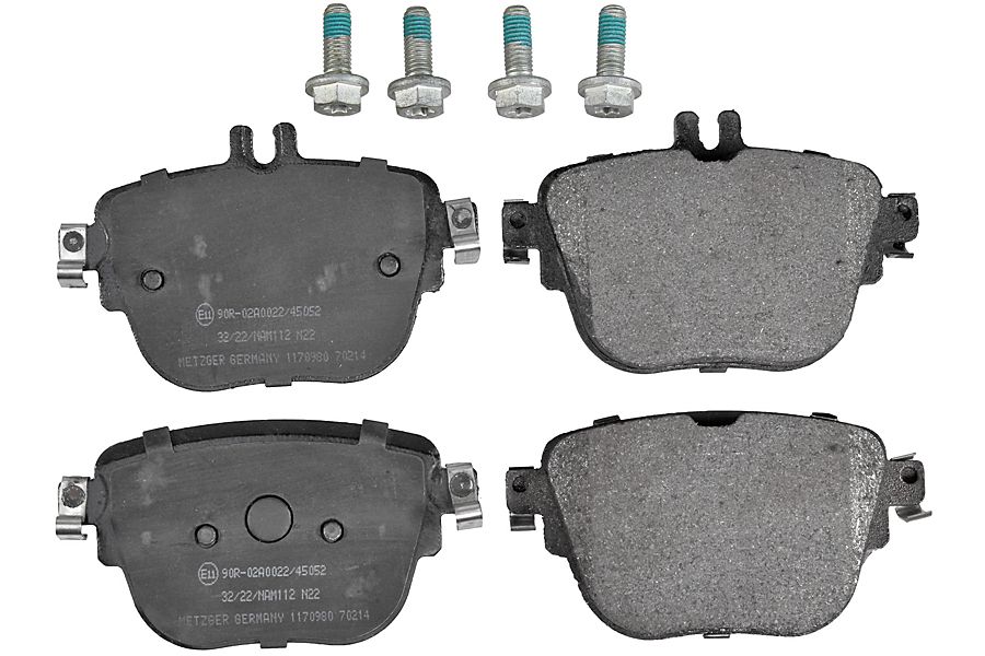 Bremsbelagsatz, Scheibenbremse METZGER 1170980 GREENPARTS f&uuml;r MERCEDES-BENZ