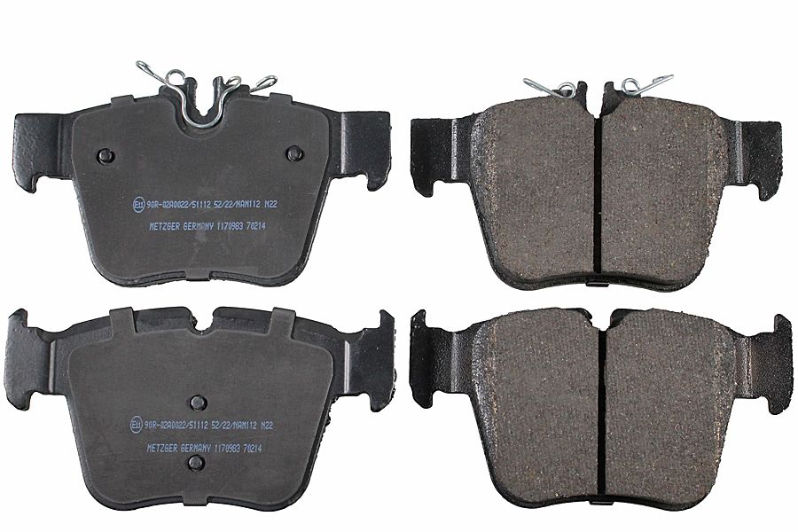 Bremsbelagsatz, Scheibenbremse METZGER 1170983 GREENPARTS f&uuml;r MERCEDES-BENZ