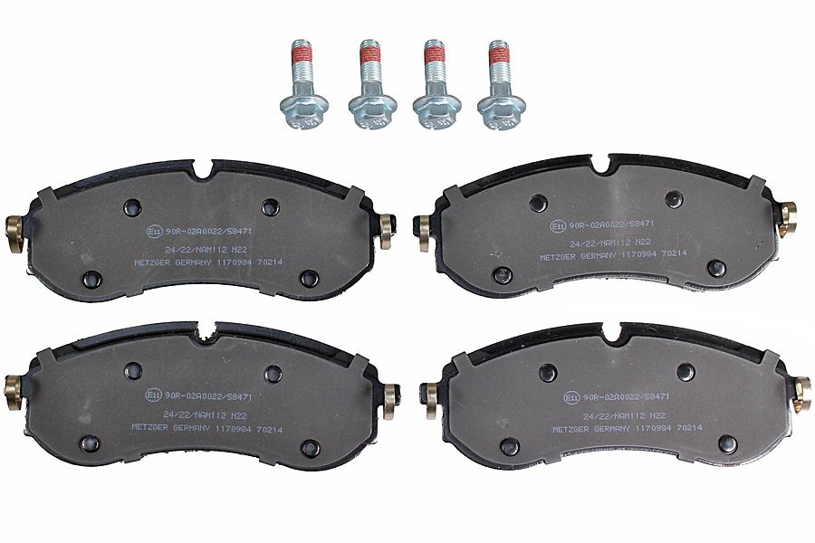 Bremsbelagsatz, Scheibenbremse METZGER 1170984 GREENPARTS f&uuml;r MAN VW