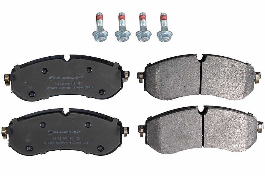 Bremsbelagsatz, Scheibenbremse METZGER 1170984 GREENPARTS f&uuml;r MAN VW