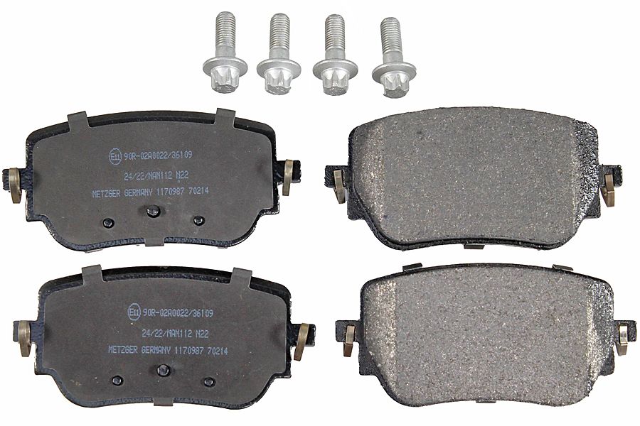 Bremsbelagsatz, Scheibenbremse METZGER 1170987 GREENPARTS f&uuml;r MERCEDES-BENZ