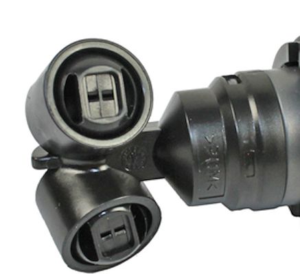 METZGER Waschwasserd&uuml;se, Scheinwerferreinigung 2220583 f&uuml;r AUDI VAG, links