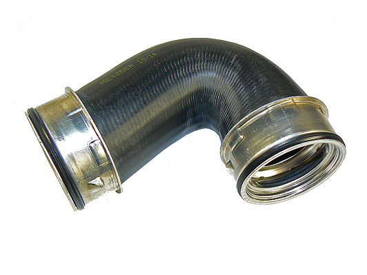 Ladeluftschlauch METZGER 2400125 f&uuml;r SKODA VW, Ladeluftk&uuml;hler, unten