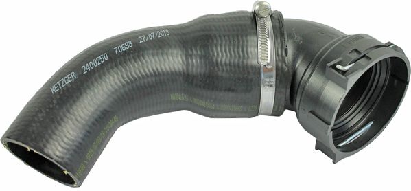 METZGER Ladeluftschlauch 2400250 f&uuml;r BMW, Ladeluftk&uuml;hler, links, unten
