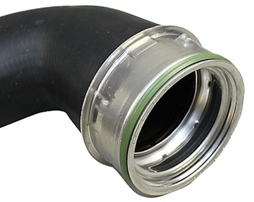 METZGER Ladeluftschlauch 2400437 f&uuml;r VW, Ladeluftk&uuml;hler, links, unten