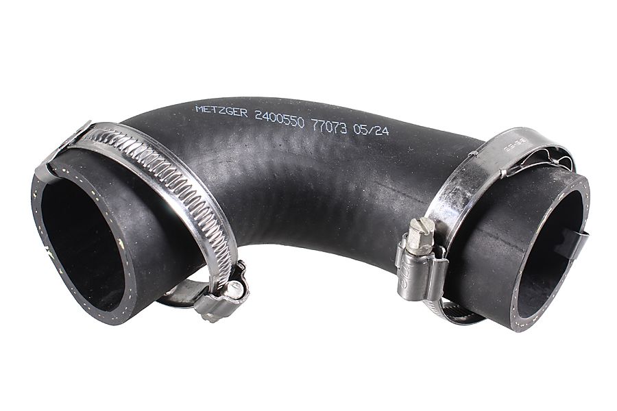 Ladeluftschlauch METZGER 2400550 f&uuml;r CITRO&Euml;N PEUGEOT, Ladeluftk&uuml;hler, links
