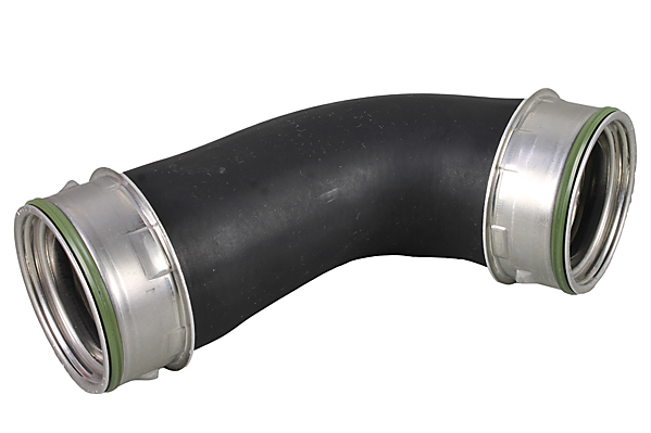 Ladeluftschlauch METZGER 2400648 f&uuml;r MERCEDES-BENZ, Ladeluftk&uuml;hler, links, oben