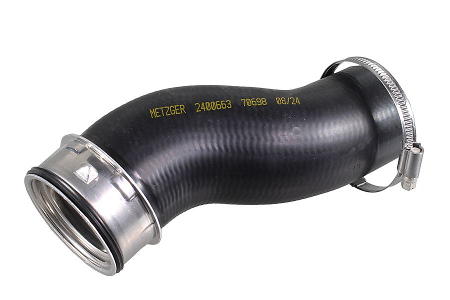 METZGER Ladeluftschlauch 2400663 f&uuml;r AUDI VW, Ladeluftk&uuml;hler, rechts, unten