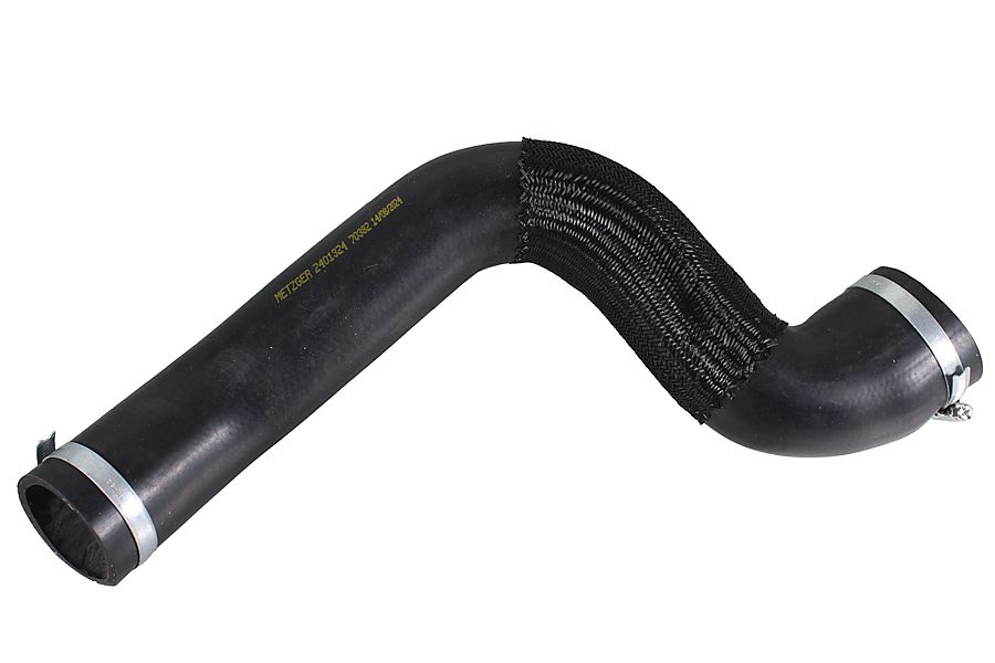 METZGER Ladeluftschlauch 2401324 f&uuml;r LAND ROVER, Ladeluftk&uuml;hler, links, oben