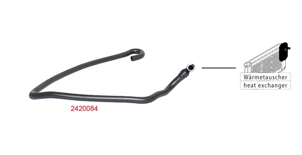 METZGER K&uuml;hlerschlauch 2420084 f&uuml;r FORD
