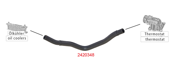 METZGER K&uuml;hlerschlauch 2420348 f&uuml;r CITRO&Euml;N FIAT PEUGEOT