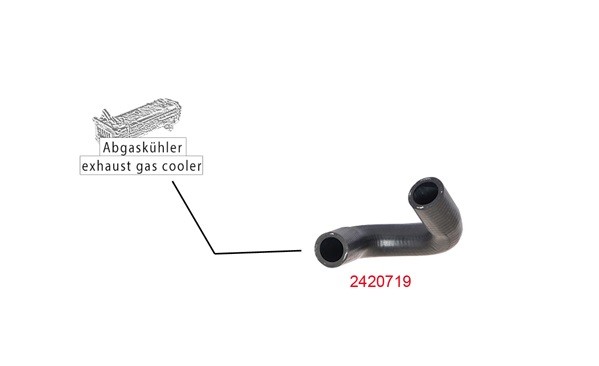 METZGER K&uuml;hlerschlauch 2420719 f&uuml;r CITRO&Euml;N FIAT FORD PEUGEOT TOYOTA MINI