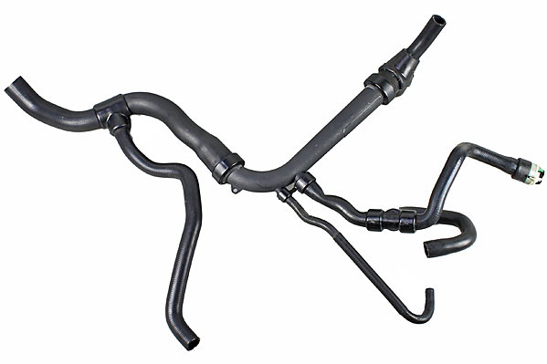K&uuml;hlerschlauch METZGER 2420976 f&uuml;r OPEL VAUXHALL GENERAL MOTORS, links unten