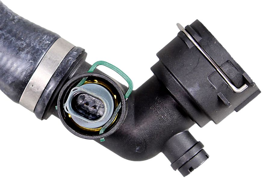 METZGER K&uuml;hlerschlauch 2421776 GREENPARTS f&uuml;r AUDI, links unten